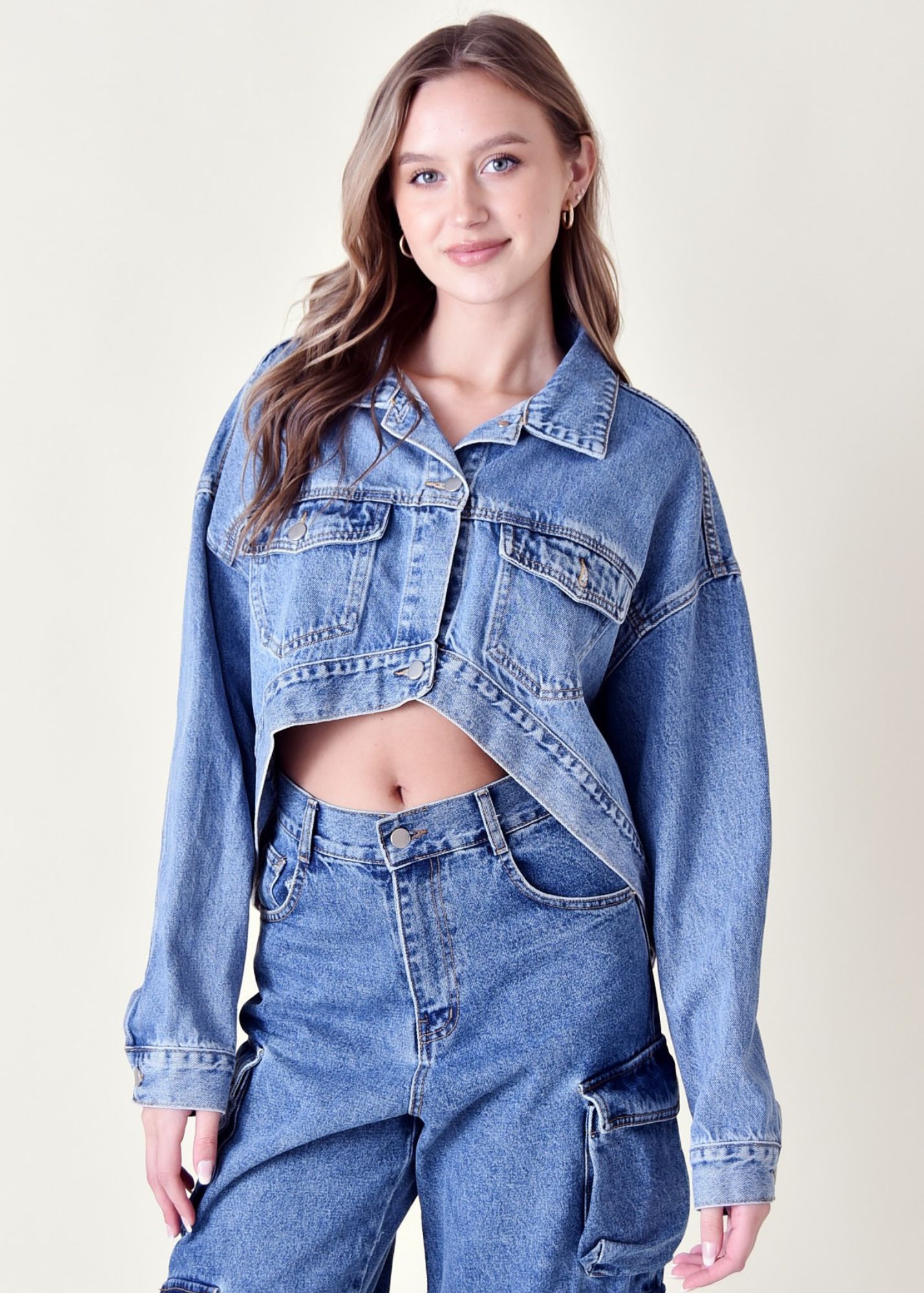COURTNEY DENIM JACKET FINAL SALE Primp Boutique