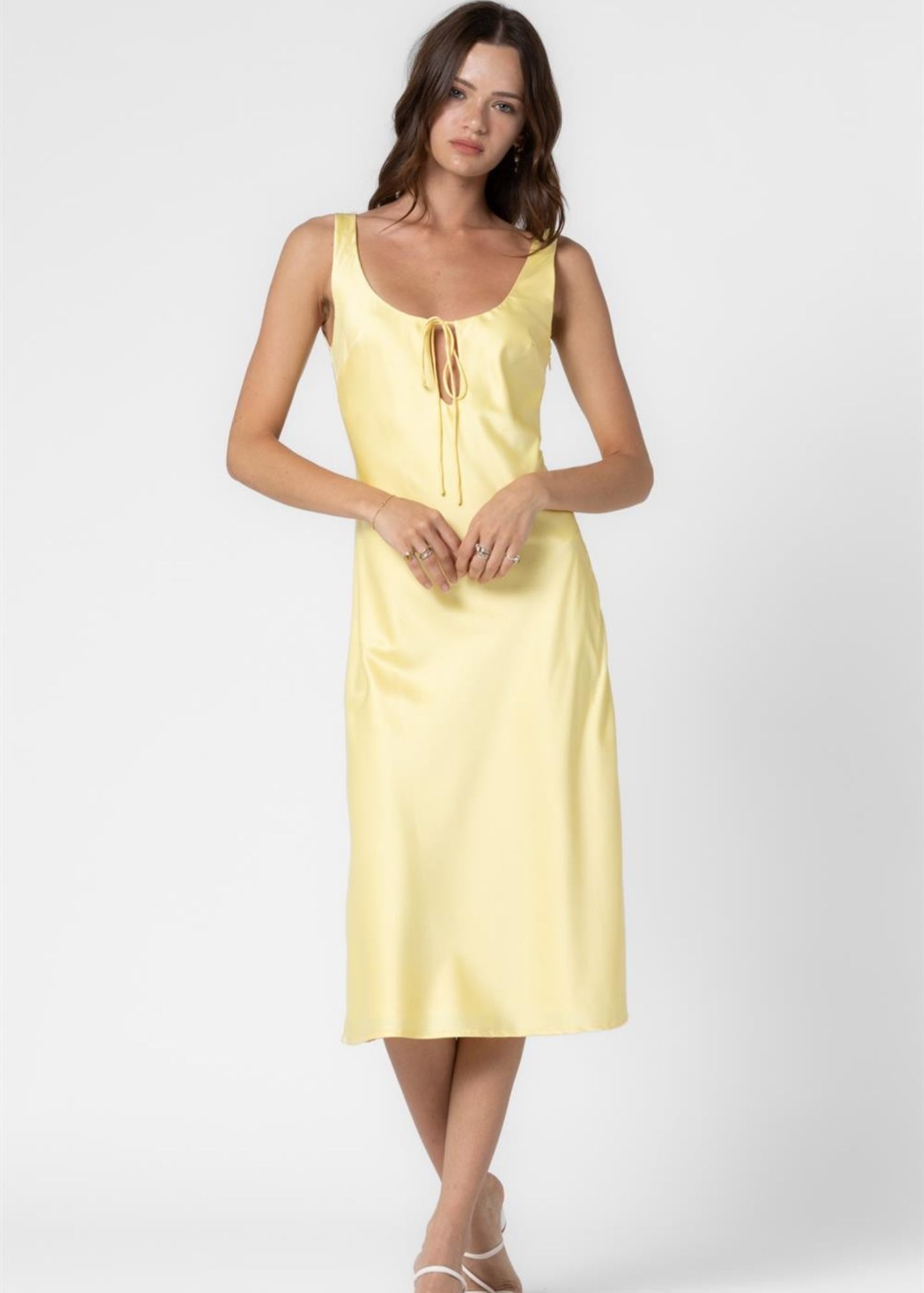 ANDIE ANDERSON MIDI SLIP DRESS