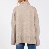 TAUPE OVERSIZED SWEATER