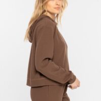 BROWN FLEECE SWEATSHIRT