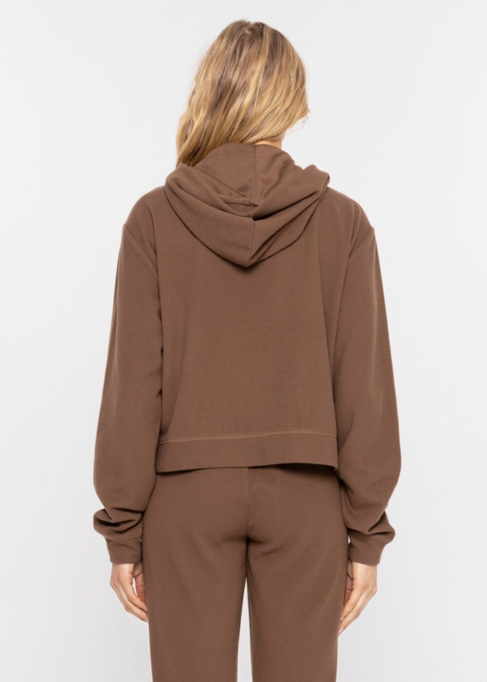 BROWN FLEECE SWEATSHIRT