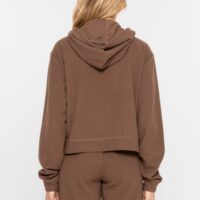 BROWN FLEECE SWEATSHIRT