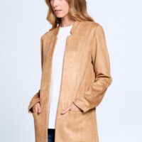 CAMEL BROWN SUEDE JACKET