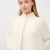 IVORY QUILTED JACKET