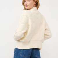 IVORY QUILTED JACKET