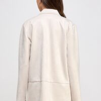 IVORY SUEDE JACKET