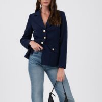 NAVY BLAZER WITH GOLD BUTTONS