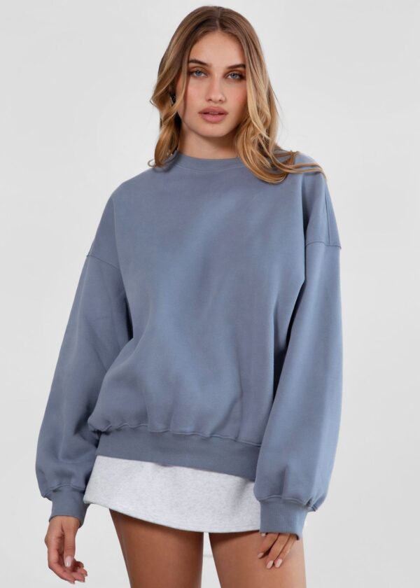 FRENCH BLUE CREW NECK SWEATSHIRT