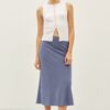 SHIRLEY LINEN MIDI SKIRT