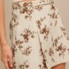 ESTHER BELTED FLORAL SKORT