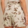 ESTHER BELTED FLORAL SKORT