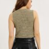 KYLIE JACQUARD BACK VEST