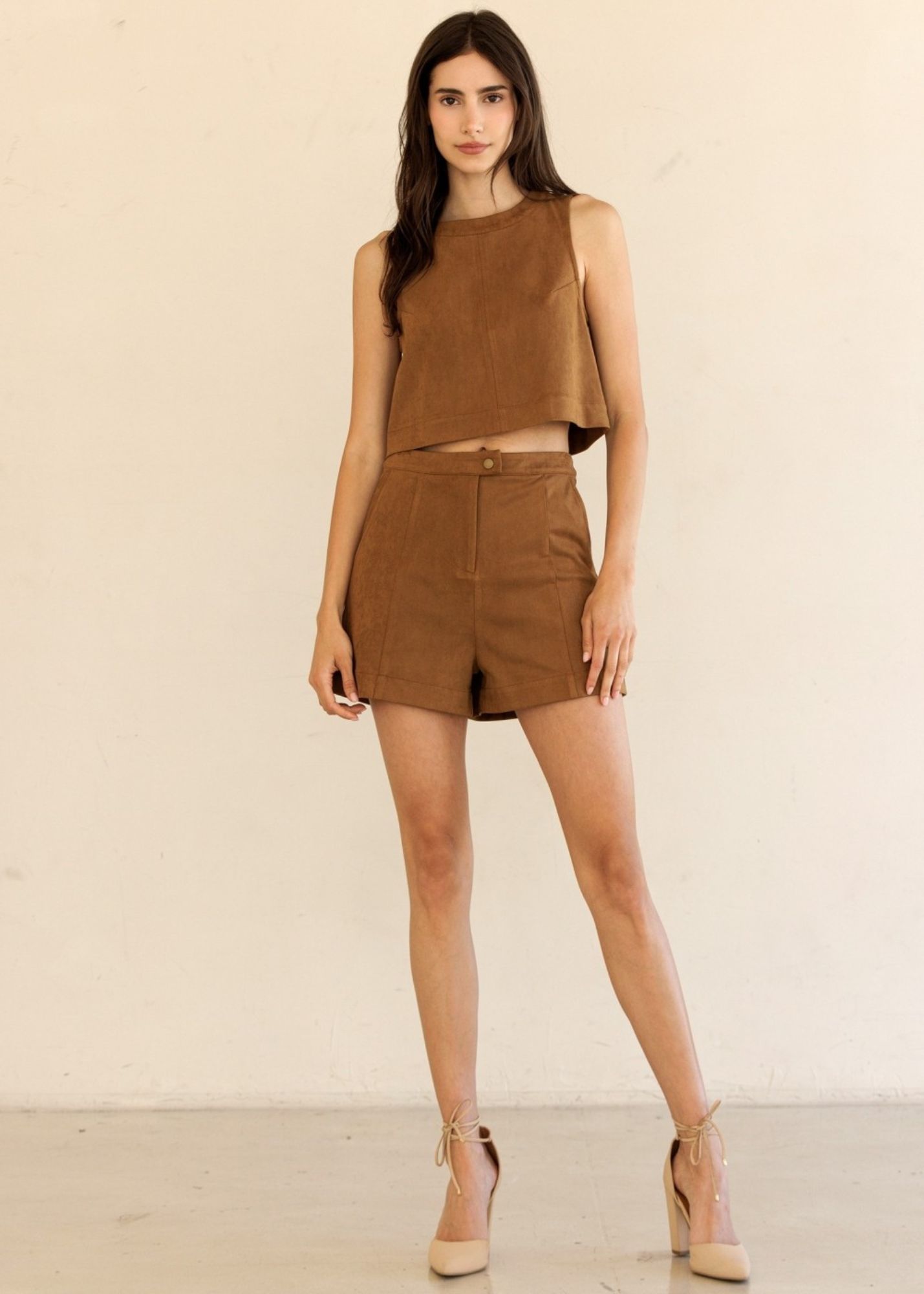 CAROLINE FAUX SUEDE SET