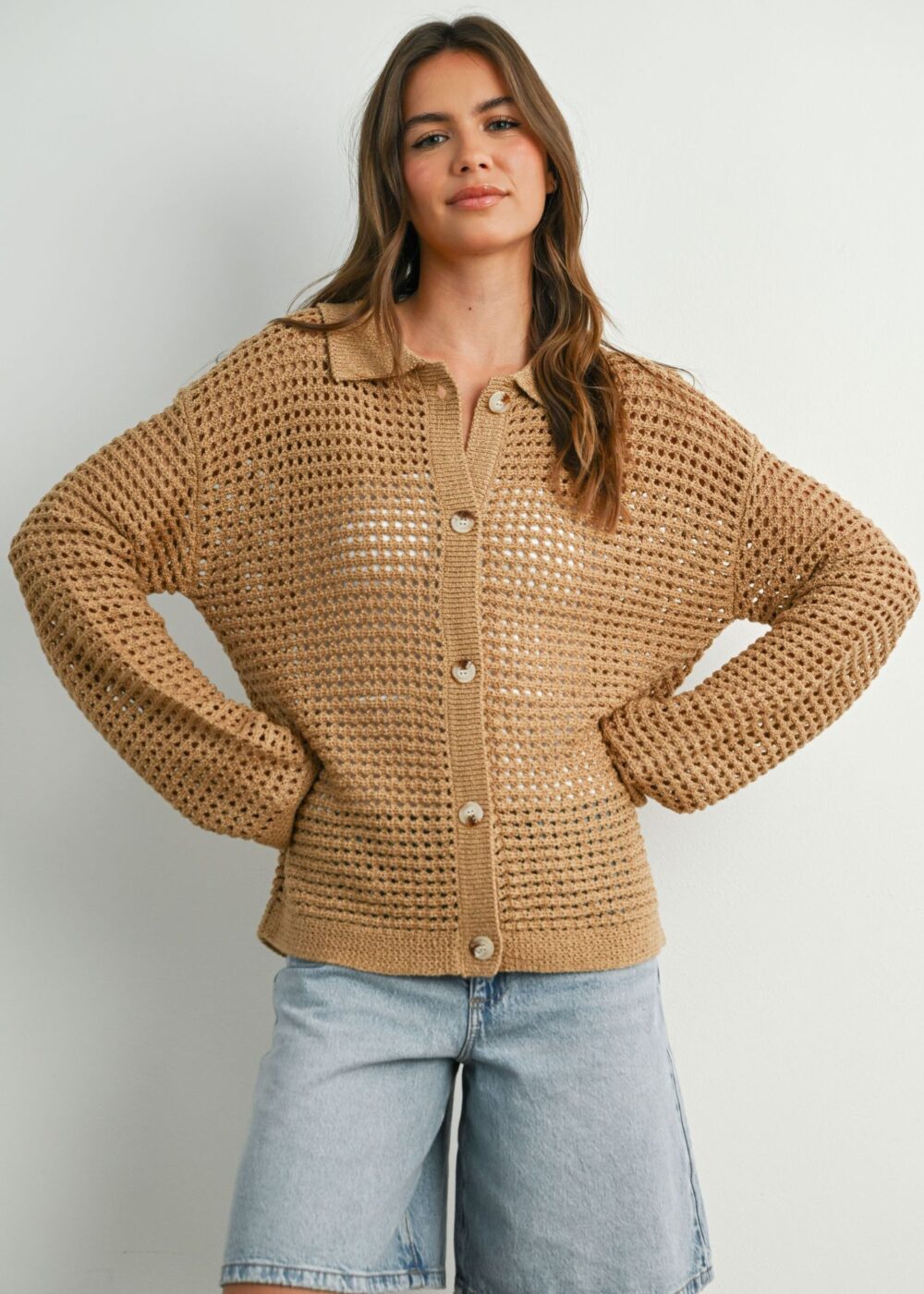 MELISSA CROCHET CARDIGAN- FINAL SALE | Primp Boutique