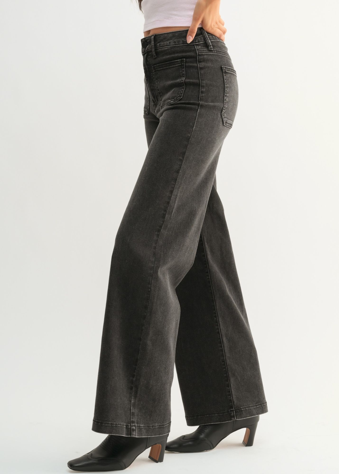 KACIE PATCH POCKET JEANS