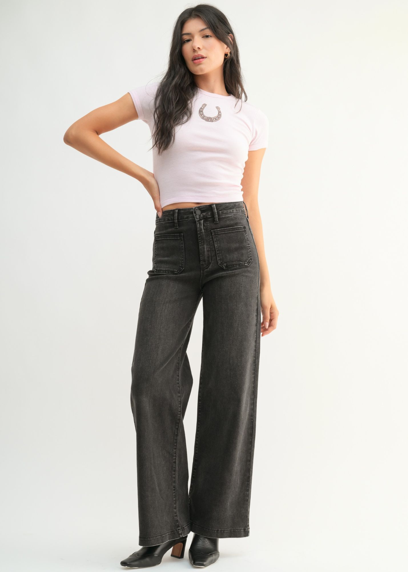 KACIE PATCH POCKET JEANS