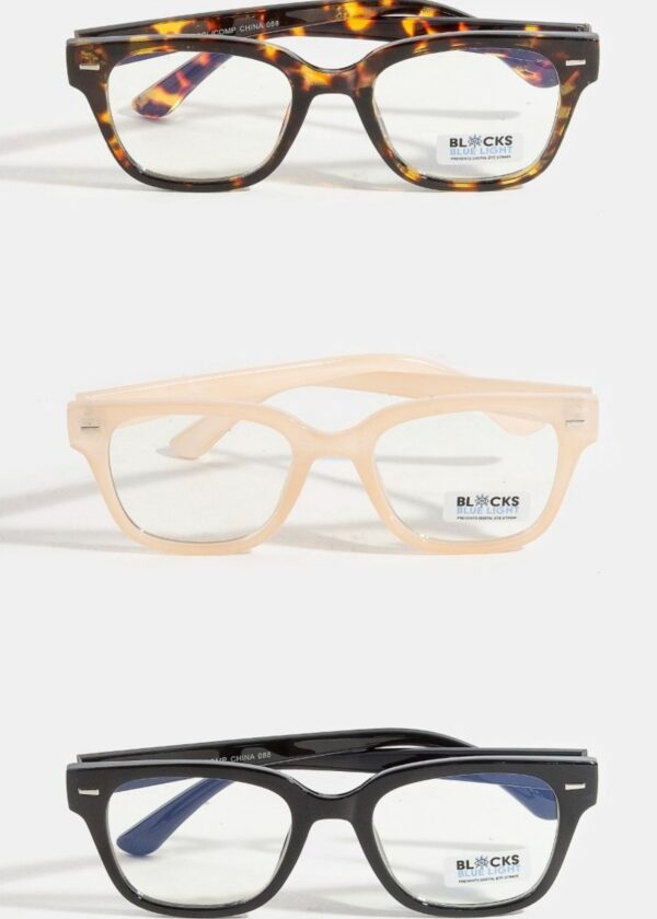 SQUARE FRAME BLUE LIGHT GLASSES