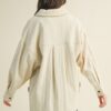 CASSIDY OVERSIZED BUTTON UP TOP